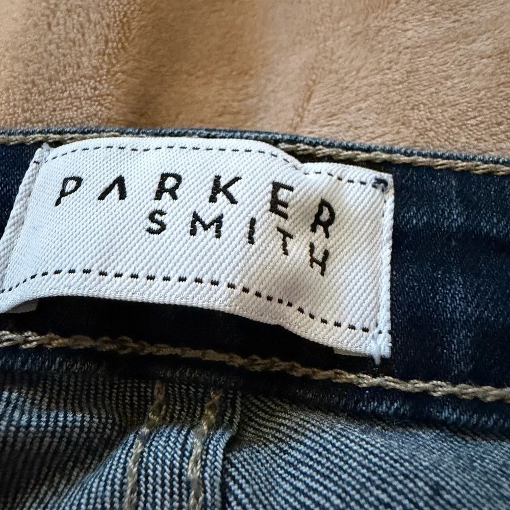 PARKER SMITH Women's Dark Blue Skinny Jeans - Picture 3 of 5